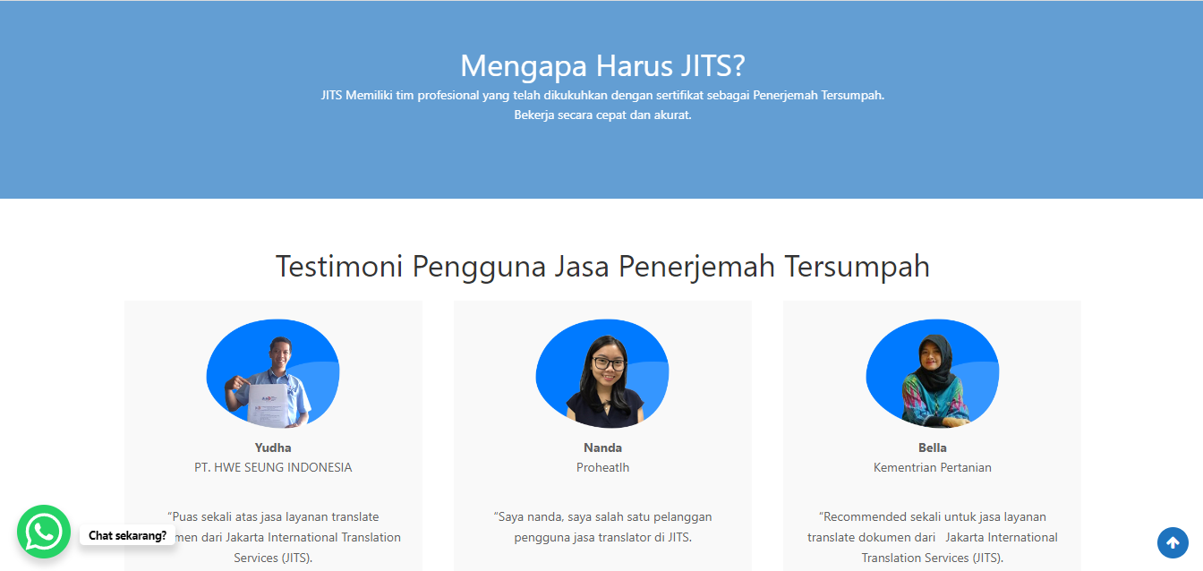 Jakarta International Translation Services 